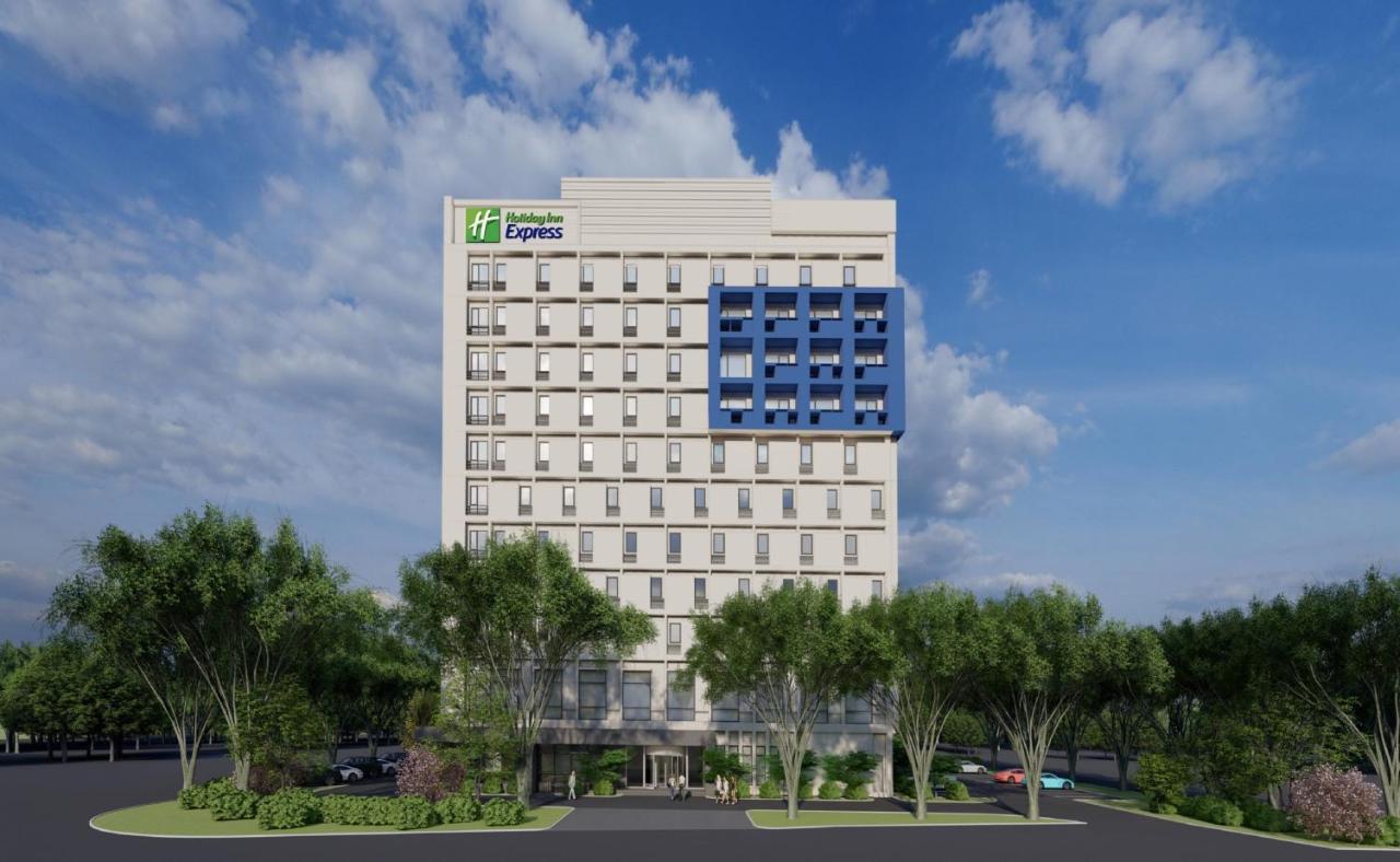 Holiday Inn Express Shanghai Pudong Airport By Ihg Exterior foto